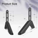 Universal TV Stand with Screws Easy Installation Tabletop Stand for TVs Compatible withSamsung LG TCL Vizio Hisense