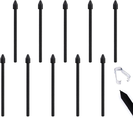 S Pen Nibs 10pcs Black for Samsung Galaxy Tab S6 S7 S7 Plus S8 S8 Plus with Installation Tool