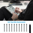 S Pen Nibs 10pcs Black for Samsung Galaxy Tab S6 S7 S7 Plus S8 S8 Plus with Installation Tool