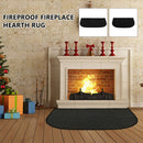Fireproof Mat Floor Protector 50x80cm for Fireplace Hearth Grill
