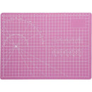 Self-Healing Cutting Mat for Fabric Quilting Sewing and Scrapbooking Pink