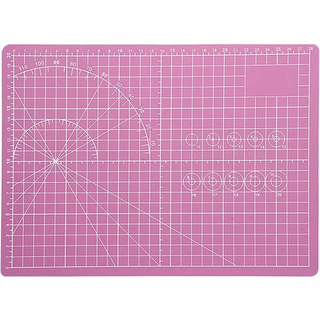 Self-Healing Cutting Mat for Fabric Quilting Sewing and Scrapbooking Pink