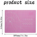 Self-Healing Cutting Mat for Fabric Quilting Sewing and Scrapbooking Pink