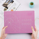 Self-Healing Cutting Mat for Fabric Quilting Sewing and Scrapbooking Pink