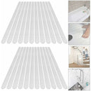 Anti-Slip Shower Stickers Bath Safety Strips Transparent Self-Adhesive for Bathtubs 24 Pack 2 x 38cm