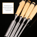 Wood Carving Chisel Set 4pcs Iron Hollow Woodworking Tools 6mm 12mm 18mm 24mm