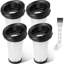 Rowenta Vacuum Cleaner Filters 4-Pack Compatible with X-pert 3.60 X-Pert 160 RH72xxx RH6921WO RH6933WO RH6971WO RH6974WO ZR005202 DEBUNS