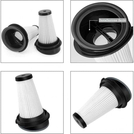 Rowenta Vacuum Cleaner Filters 4-Pack Compatible with X-pert 3.60 X-Pert 160 RH72xxx RH6921WO RH6933WO RH6971WO RH6974WO ZR005202 DEBUNS