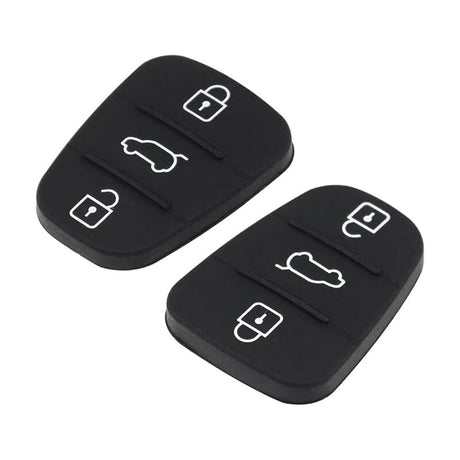 Kia Sportage Cee'd Picanto Rio \u0026 Hyundai i10 i20 i30 ix20 ix35 Remote Key Cover 2pcs Silicone Case Compatible with 3 Buttons