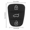 Kia Sportage Cee'd Picanto Rio \u0026 Hyundai i10 i20 i30 ix20 ix35 Remote Key Cover 2pcs Silicone Case Compatible with 3 Buttons