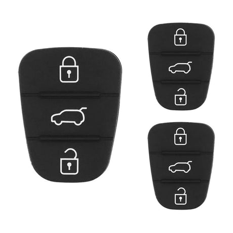 Kia Sportage Cee'd Picanto Rio \u0026 Hyundai i10 i20 i30 ix20 ix35 Remote Key Cover 2pcs Silicone Case Compatible with 3 Buttons