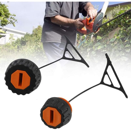 Fuel Tank Cap 2 Pcs Compatible with ST020 ST023 ST024 ST025 ST026 ST028 ST034 ST036 ST038 ST048 Chainsaw Accessories