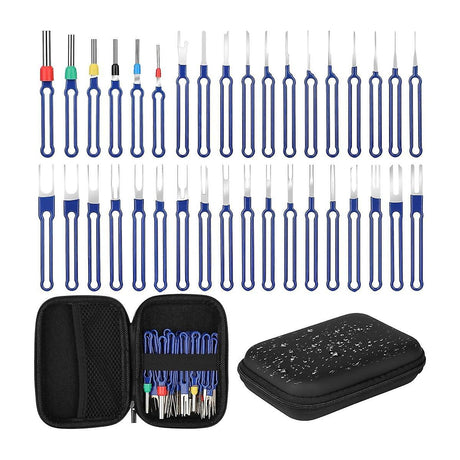 Terminal Removal Tool Kit 36 Piece Pin Extractor Stripping Kit for Electrical Cable Connector