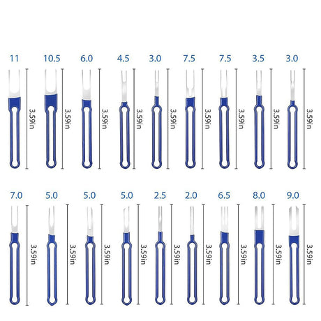 Terminal Removal Tool Kit 36 Piece Pin Extractor Stripping Kit for Electrical Cable Connector