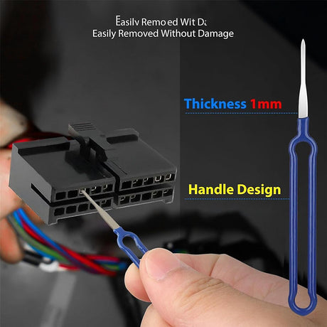 Terminal Removal Tool Kit 36 Piece Pin Extractor Stripping Kit for Electrical Cable Connector