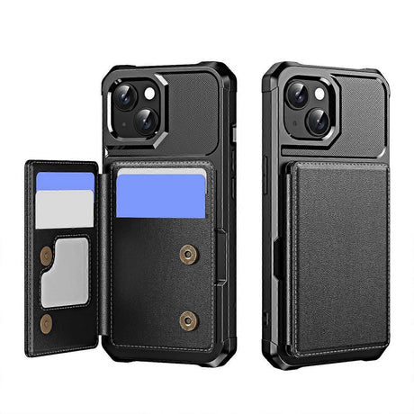 iPhone 14 Plus Leather Case Horizontal Flip Card Slot Wallet Cover