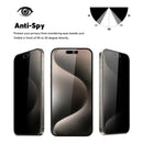 iPhone 16 Pro Max Privacy Tempered Glass Screen Protector 3-Pack