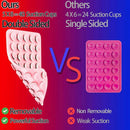 Silicone Suction Cup Phone Case Mount Handsfree Holder White Compatible with Phone Accessories for Selfies Videos Strong Grip Double Sided
