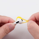 Compatible with AirPods Ear Tips 3 Sets Silicone Anti-Slip Ultra Thin Blue Red Yellow