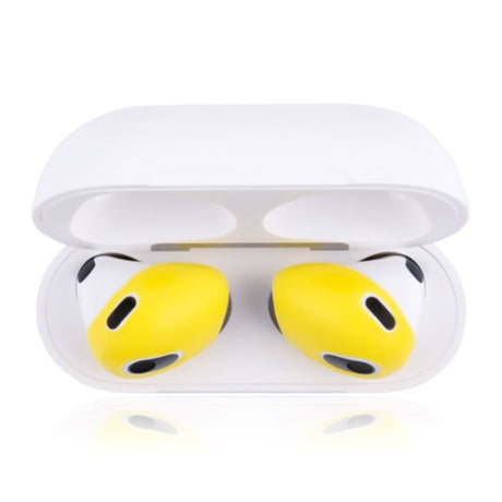 Compatible with AirPods Ear Tips 3 Sets Silicone Anti-Slip Ultra Thin Blue Red Yellow