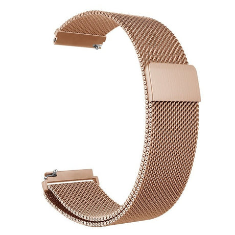 Milanese Magnetic Stainless Steel Watch Band Compatible with Garmin Venu 2 Venu 2S Venu SQ Black
