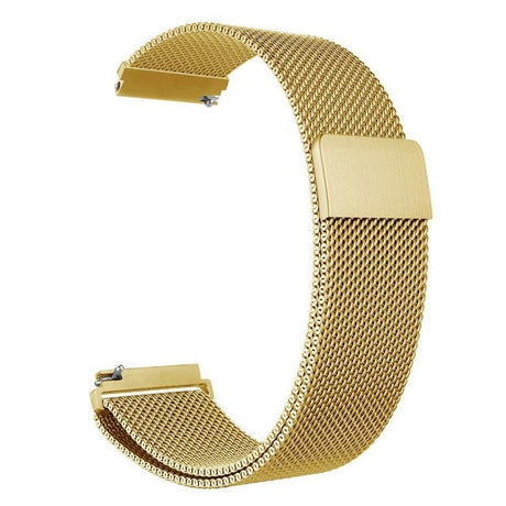 Stainless Steel Milanese Magnetic Bracelet for Garmin Venu 2 Venu SQ Venu 2S Rose Gold