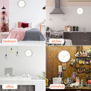 Modern Silent Wall Clock 30 cm Silver Minimalist Quartz Movement