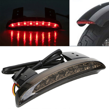 Sportster 1200 XL883 LED Tail Light Rear Black Motorcycle Mount