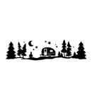 Tree Forest Vinyl Body Decal Sticker for SUV RV Van Caravan Off-Road Camper Vehicle Wrapping