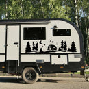 Tree Forest Vinyl Body Decal Sticker for SUV RV Van Caravan Off-Road Camper Vehicle Wrapping