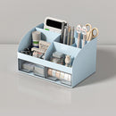 Desktop Storage Box Paper Organizer Compatible with Office Supplies White Blue Pink Paper Boxes Type Other Blue