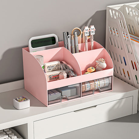 Desktop Storage Box Paper Organizer Compatible with Office Supplies White Blue Pink Paper Boxes Type Other Blue