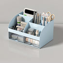 Desktop Storage Box Paper Organizer Compatible with Office Supplies White Blue Pink Paper Boxes Type Other Blue