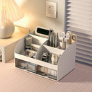 Desktop Storage Box Paper Organizer Compatible with Office Supplies White Blue Pink Paper Boxes Type Other Blue