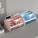 Desktop Storage Box Paper Organizer Compatible with Office Supplies White Blue Pink Paper Boxes Type Other Blue