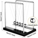 Newton's Cradle 18 cm Science Game Office Desk Decoration Large Pendulum Swing Balls