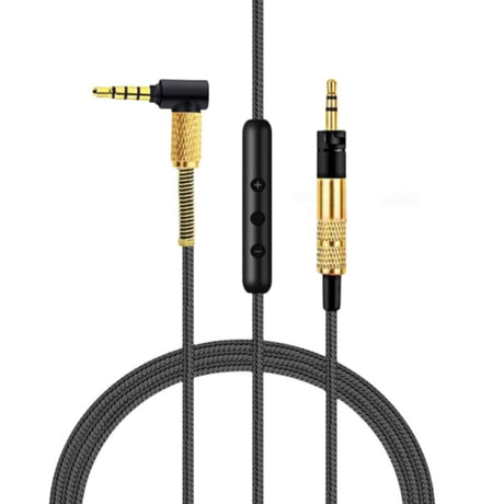 Durable 2.5mm to 3.5mm Headphone Cable with Volume Control \u0026 Microphone Compatible with Sennheiser Momentum Over Ear 1 2 3