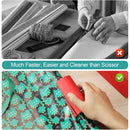 Portable Gift Wrapping Paper Roll Cutter 4-Pack Compatible with Christmas and Birthday Wrapping