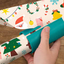 Portable Gift Wrapping Paper Roll Cutter 4-Pack Compatible with Christmas and Birthday Wrapping
