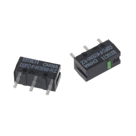 Green Dot Mouse Microswitch D2FC-FK(50M)-RZ 2pcs Compatible with Razer Mouse 50 Million Clicks Lifetime
