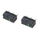 Green Dot Mouse Microswitch D2FC-FK(50M)-RZ 2pcs Compatible with Razer Mouse 50 Million Clicks Lifetime