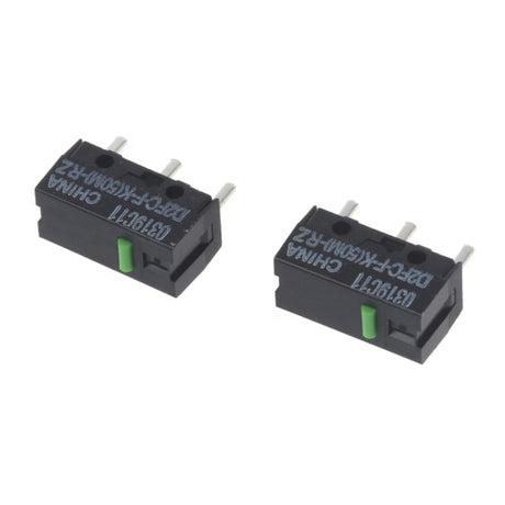 Green Dot Mouse Microswitch D2FC-FK(50M)-RZ 2pcs Compatible with Razer Mouse 50 Million Clicks Lifetime