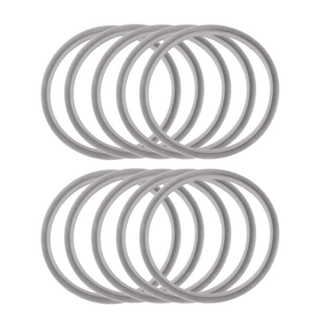 Silicone O-Ring Seals 10-Pack Compatible with Nutribullet 600 Pro 900 Series Gray 85g