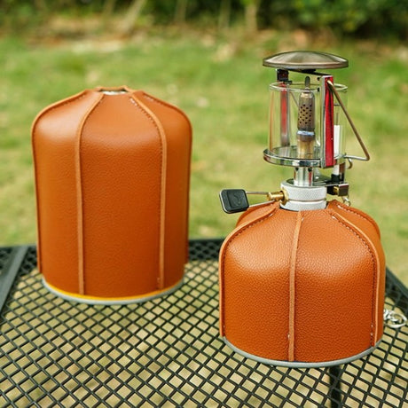 Propane Gas Tank Protective Case Cylinder Cover PU Leather 450g