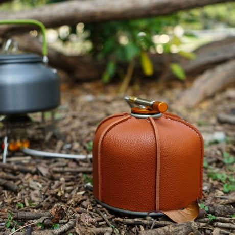 Propane Gas Tank Protective Case Cylinder Cover PU Leather 450g