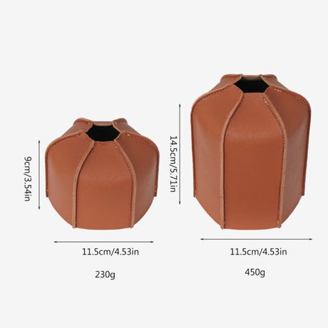 Propane Gas Tank Protective Case Cylinder Cover PU Leather 450g