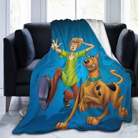 Scooby-Doo Soft Fleece Blankets 50x40in 125x100cm Warm for All Seasons Compatible
