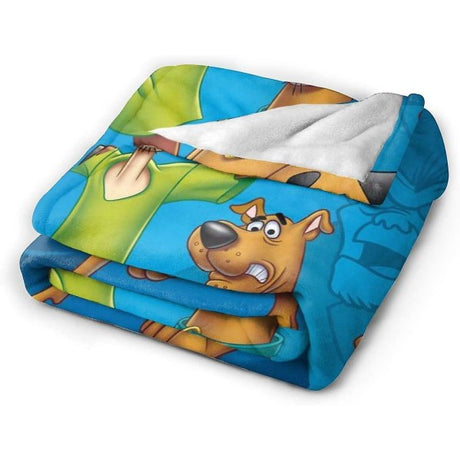 Scooby-Doo Soft Fleece Blankets 50x40in 125x100cm Warm for All Seasons Compatible