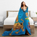 Scooby-Doo Soft Fleece Blankets 50x40in 125x100cm Warm for All Seasons Compatible