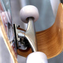 Guitar Wall Hanger Bent Wood Guitar Holder Wall Mount Compatible with Acoustic Guitars
